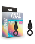 Blush Anal Adventures Platinum Silicone Loop Plug - Black