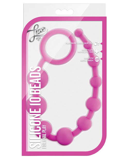Blush Luxe Silicone Beads - Pink