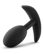 Blush Luxe Wearable Vibra Slim Plug - Black