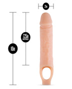 Blush Performance 10" Silicone Cock Sheath Penis Extender - Flesh
