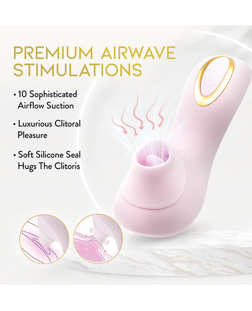 Blush Delice Fleur Suction Vibe - Barely Purple