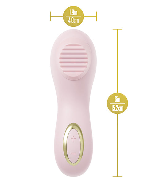 Blush Dahlia Rotating Stimulating Personal Massager - Pink