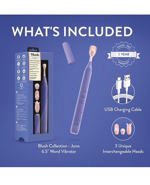 Blush Juno Oscillating Wand - Purple