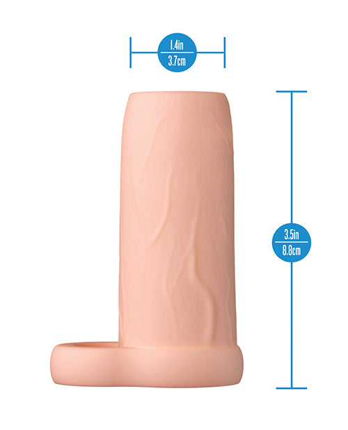 Blush Performance 3.5" Enhancement Sleeve - Beige