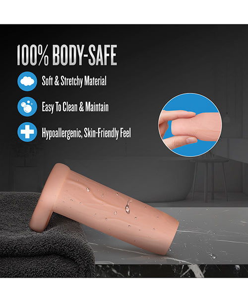Blush Performance 4.25" Enhancement Sleeve - Beige