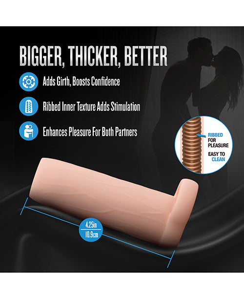 Blush Performance 4.25" Enhancement Sleeve - Beige