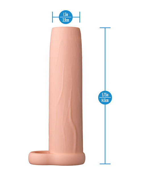 Blush Performance 5.75" Enhancement Sleeve - Beige