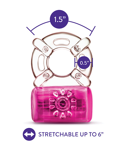 Blush Play With Me - Pleaser Rechargeable C - Ring - Pink
