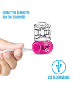 Blush Play With Me - Pleaser Rechargeable C - Ring - Pink