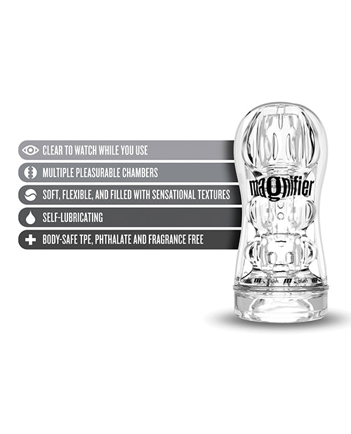 Blush for Men Soft & Wet Magnifier Stroker - Clear