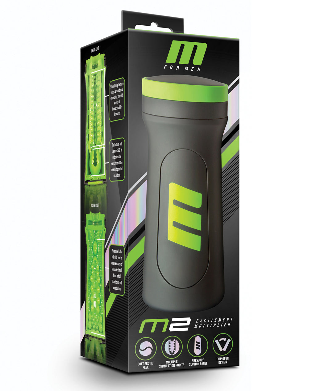 Blush for Men M2 Superior Stroker - Black