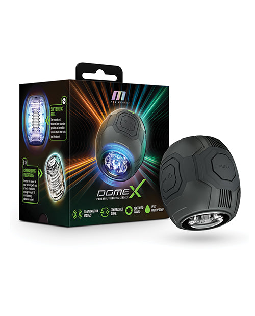Blush for Men Dome X Vibrating Masturbator - Black