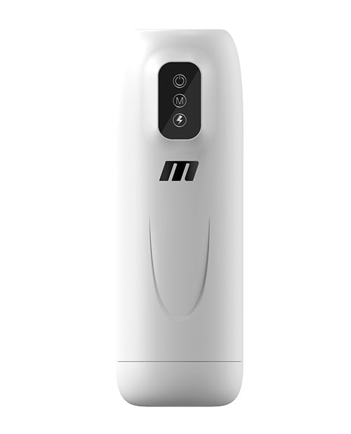 Blush for Men Robo Bator Powered Vibrating Stroker - White