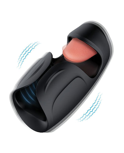 Blush For Men - Lickety Split - Vibrating Penis Head Stimulator - Black