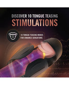 Blush For Men - Lickety Split - Vibrating Penis Head Stimulator - Black