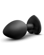 Blush Temptasia Bling Plug w/Gem - Black