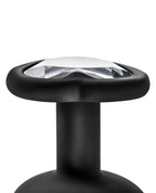 Blush Temptasia Bling Plug w/Gem - Black