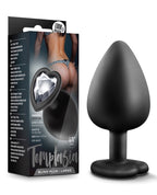 Blush Temptasia Bling Plug w/Gem - Black