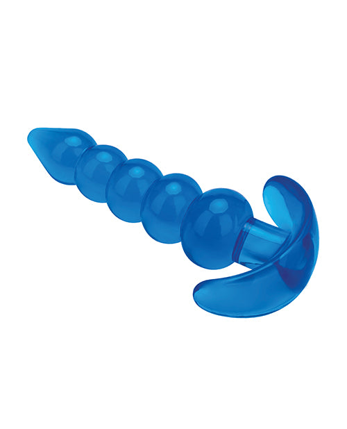 Blue Line C & B 4.5" Beaded Plug - Jelly Blue