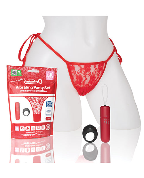 Screaming O My Secret Panty Vibe w/Remote - Red