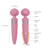 Pillow Talk Sultry Rotating Wand - Pink
