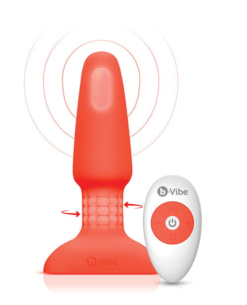 b - Vibe Rimming Plug 2 - Orange