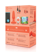 b - Vibe Rimming Plug 2 - Orange