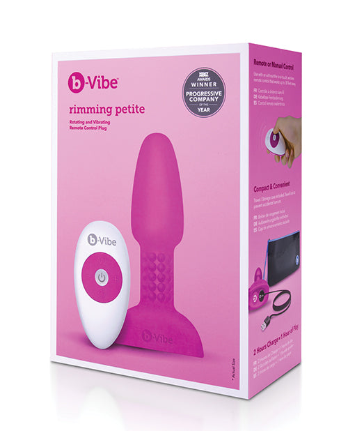b - Vibe Rimming Plug - Fuchsia