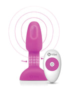 b - Vibe Rimming Plug - Fuchsia