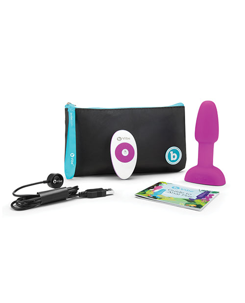 b - Vibe Rimming Plug - Fuchsia
