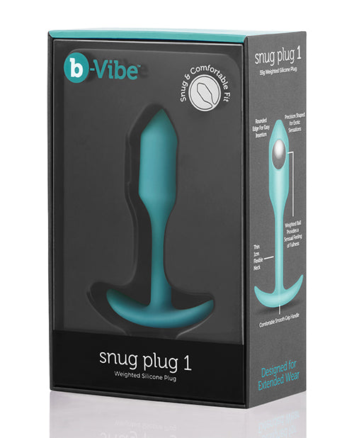 b - Vibe Weighted Snug Plug 1 - Mint