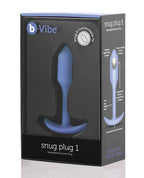 b - Vibe Weighted Snug Plug 1 - Violet