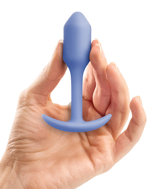 b - Vibe Weighted Snug Plug 1 - Violet