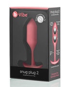 b - Vibe Weighted Snug Plug 2 - Coral