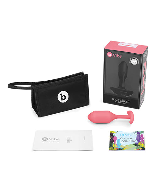 b - Vibe Weighted Snug Plug 2 - Coral