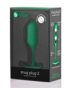 b - Vibe Weighted Snug Plug 2 - Green