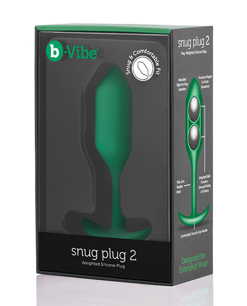 b - Vibe Weighted Snug Plug 2 - Green