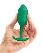 b - Vibe Weighted Snug Plug 2 - Green