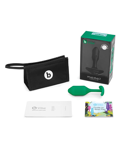 b - Vibe Weighted Snug Plug 2 - Green