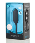 b - Vibe Weighted Snug Plug 3 - Black