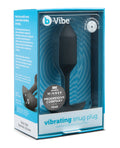 b - Vibe Vibrating Weighted Snug Plug - Black