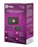 b - Vibe Vibrating Weighted Snug Plug - Rose