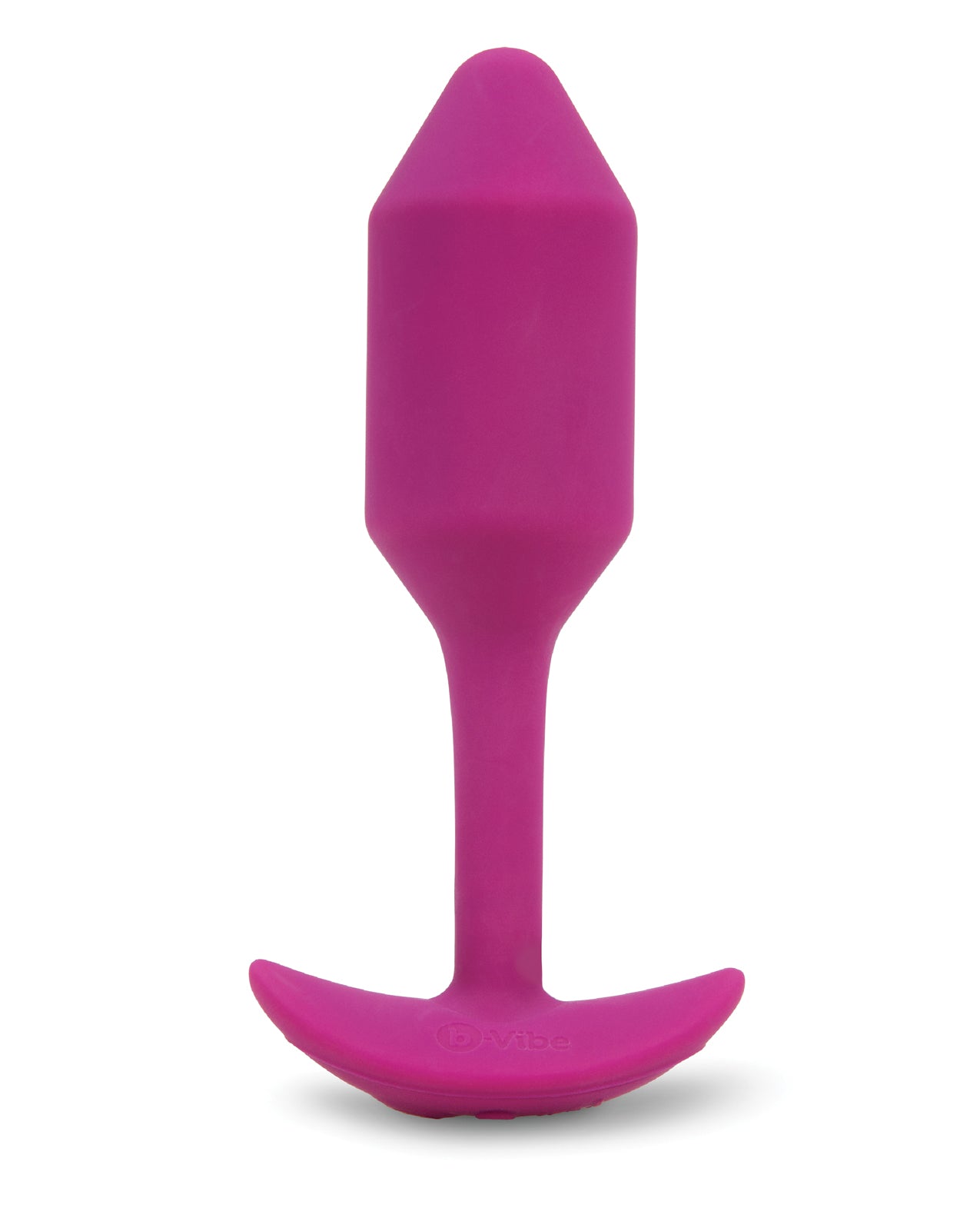 b - Vibe Vibrating Weighted Snug Plug - Rose