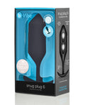 b - Vibe Weighted Snug Plug 6 - Black