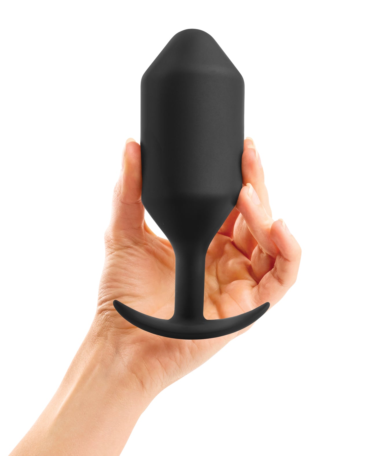 b - Vibe Weighted Snug Plug 6 - Black