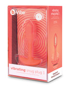 b - Vibe Vibrating Snug Plug - Orange