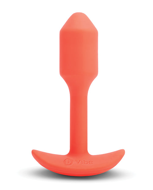 b - Vibe Vibrating Snug Plug - Orange