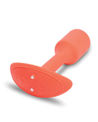 b - Vibe Vibrating Snug Plug - Orange