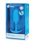b - Vibe Vibrating Snug Plug - Blue