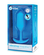 b - Vibe Vibrating Snug Plug - Blue